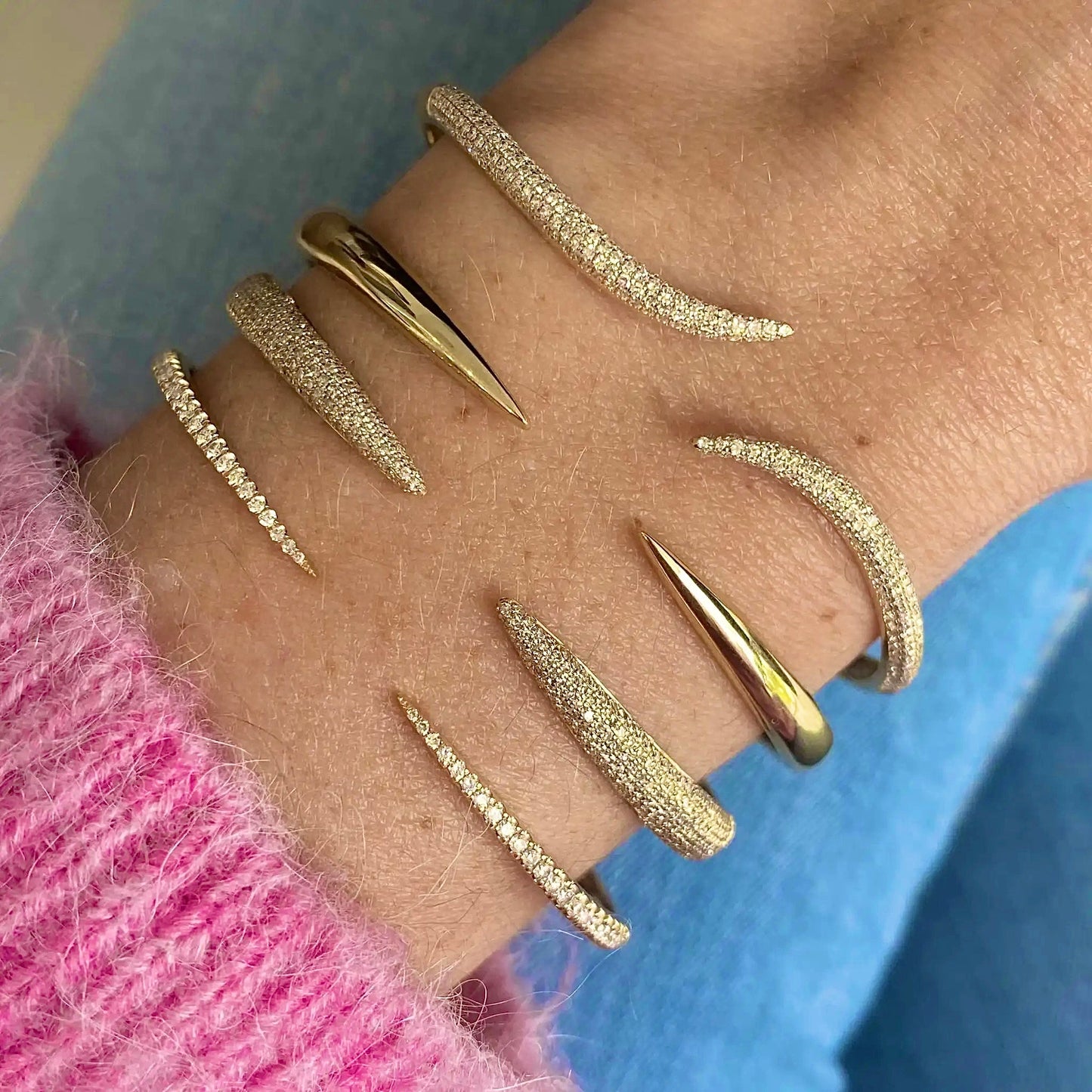 Heaven Bangle - Silver