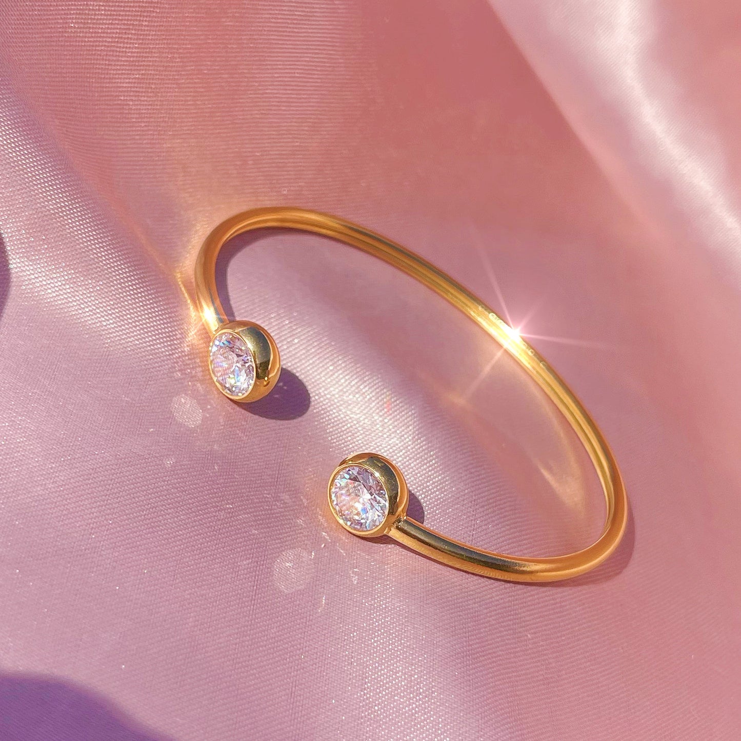 Darcy Bangle - Rose Gold
