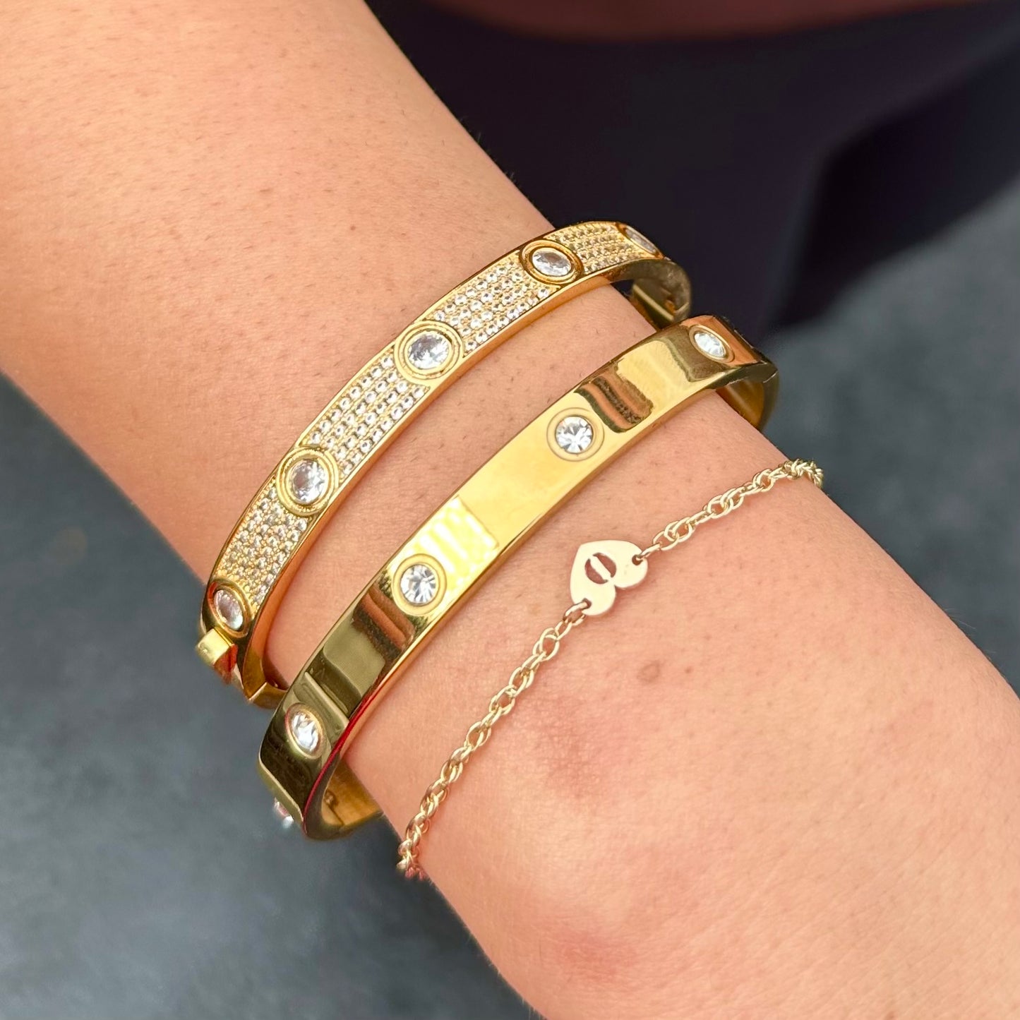 Dolly Bangle - Gold