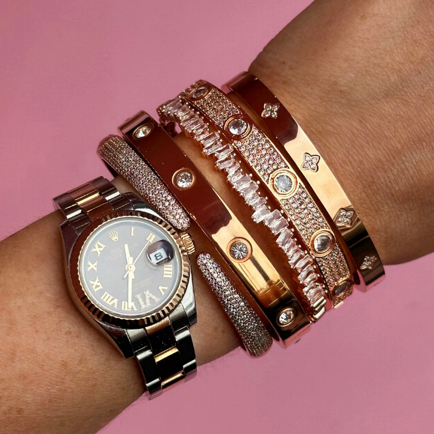 Esmè Bangle - Rose Gold