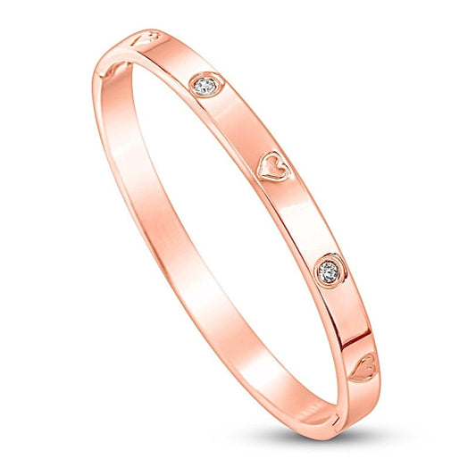Gia Bangle - Rose Gold