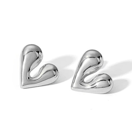 Larose Earrings - Silver