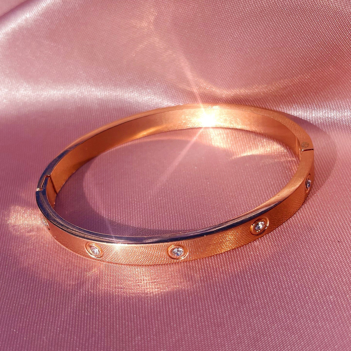 Dolly Bangle - Rose Gold