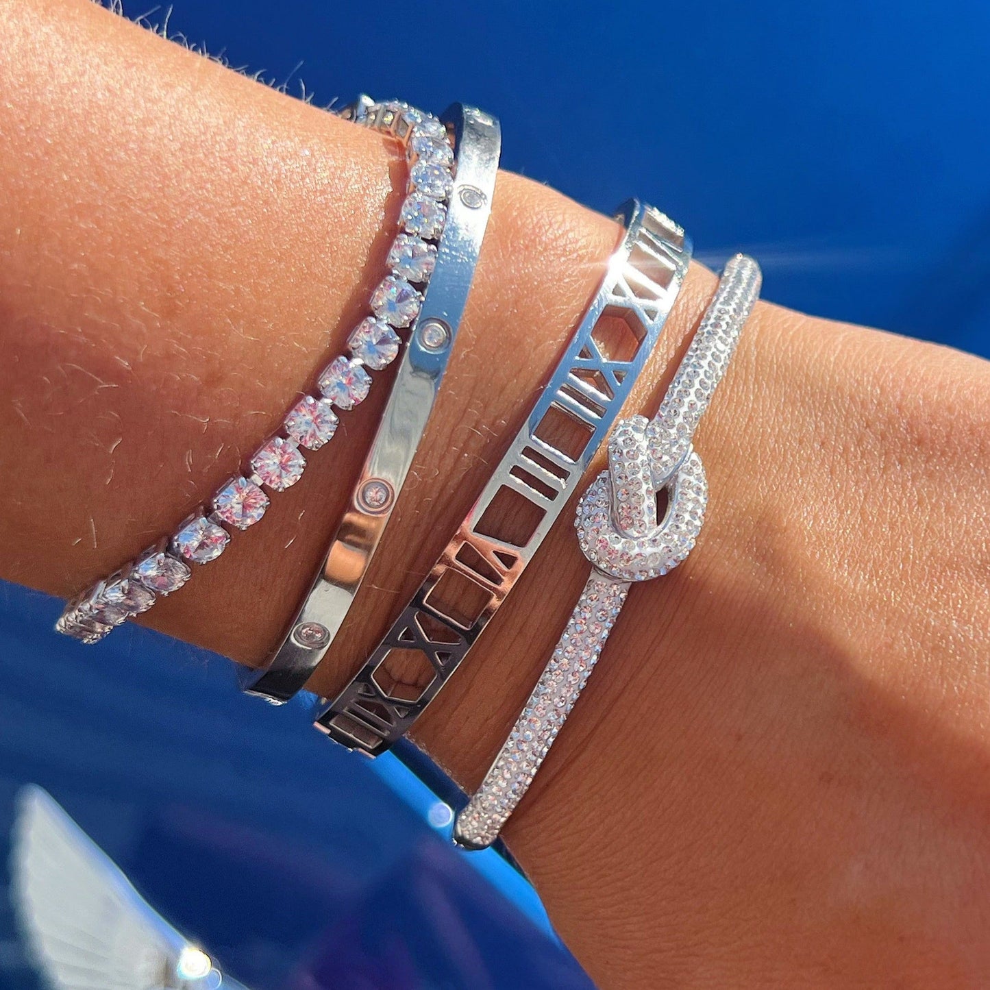 Kiki Bangle - Silver
