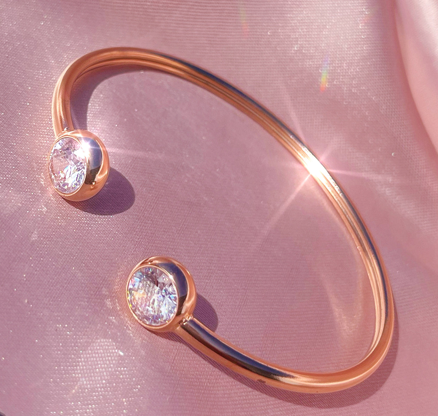 Darcy Bangle - Rose Gold